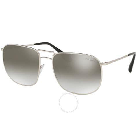 prada sunglasses pr 52ts|Prada Men's Silver Tone Square Sunglasses PR 52TS 1AP4S1 .